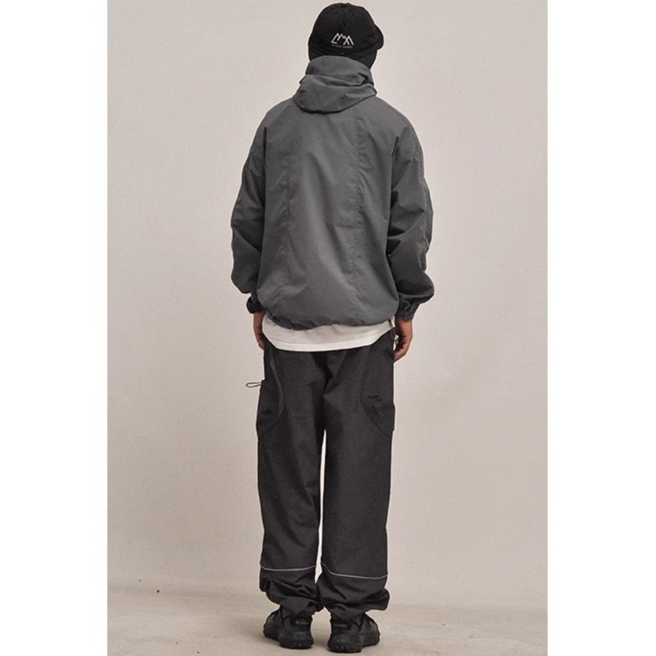 Urban loose zip-up hoodie 1114 - 4