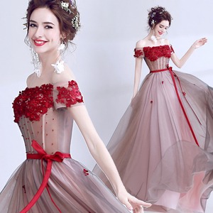 ★送料無料★15号(XXL)★オフショルダーロングドレス(OPN2821)