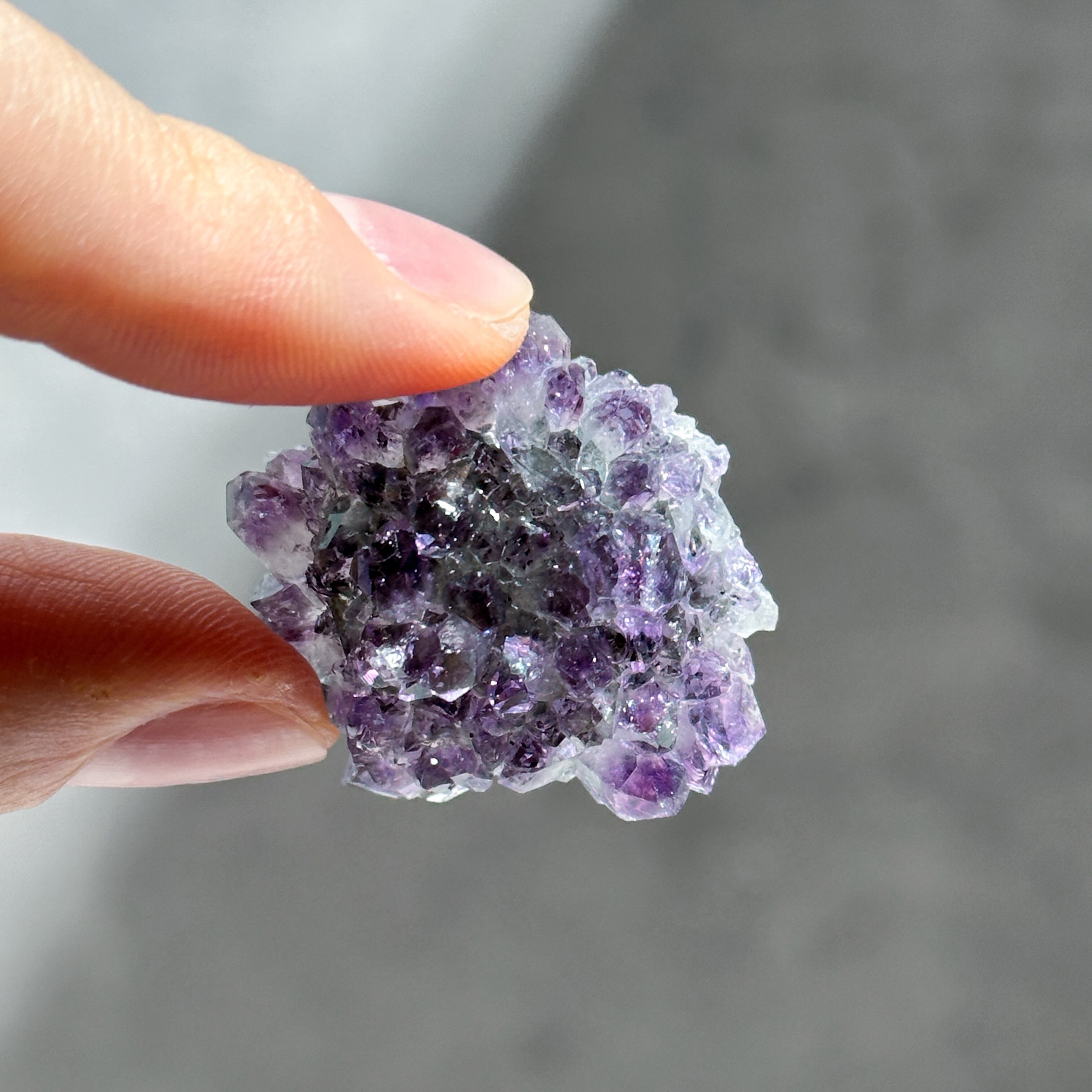ウルグアイ産フラワーアメジスト 原石52◇ Flower Amethyst ◇天然石