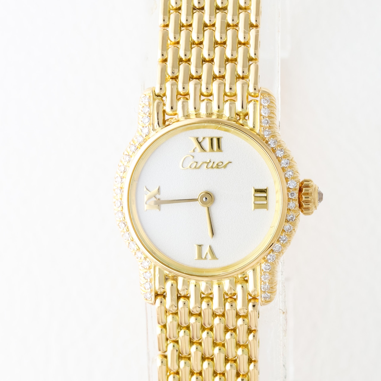カルティエ ミニサイズ ヴィクトリア ゴールドブレスレット 純正ダイヤモンド