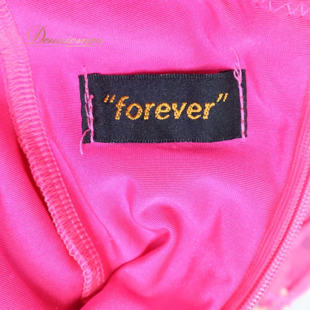 社交ダンス 衣装 forever フォーエバー ドレス ワンピース ラテン ピンク系 ホワイト系 フリル レース デモ 競技 ダンス パーティ 発表会 鮮やか かわいい 可愛い 上品 フェミニン 華やか