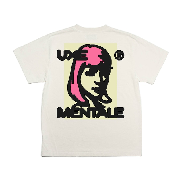 UXE MENTALE "WOMAN" SHORT SLEEVE TEE - Bone