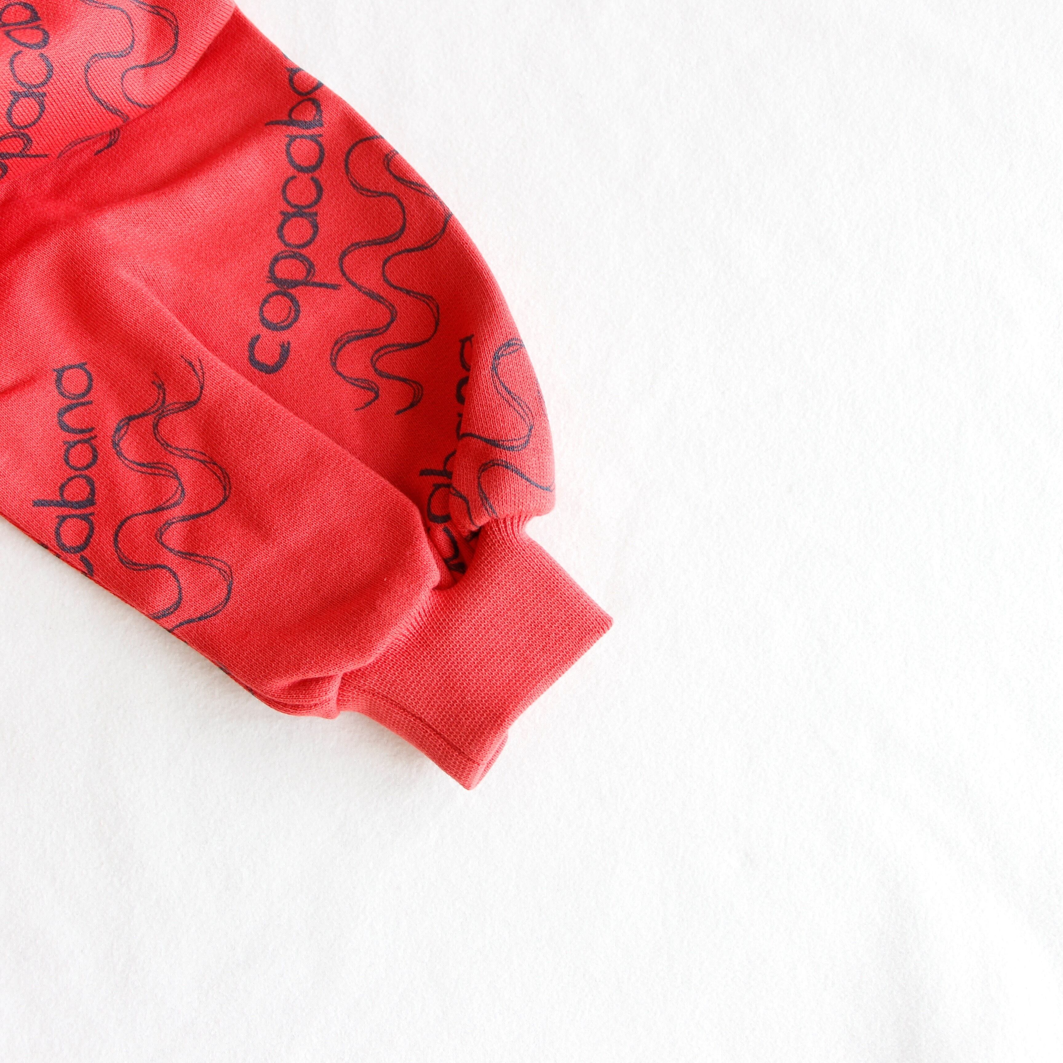 main story 2019AW》ZIPPED HOODIE / red Copacabana | cirkel mote
