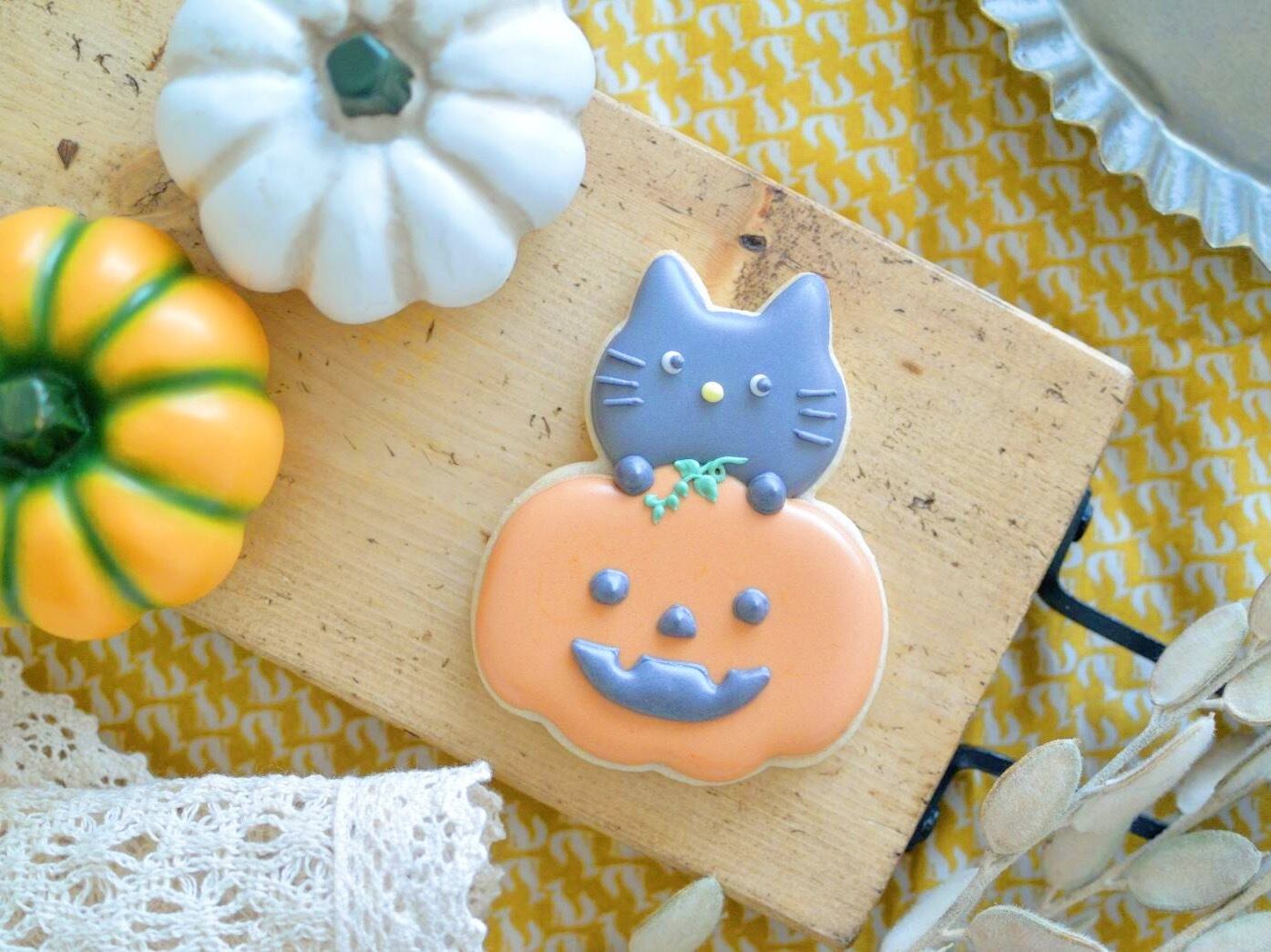 猫かぼちゃ / cat in pumpkin【クッキーカッター cookie cutter】 mgodis powered by BASE