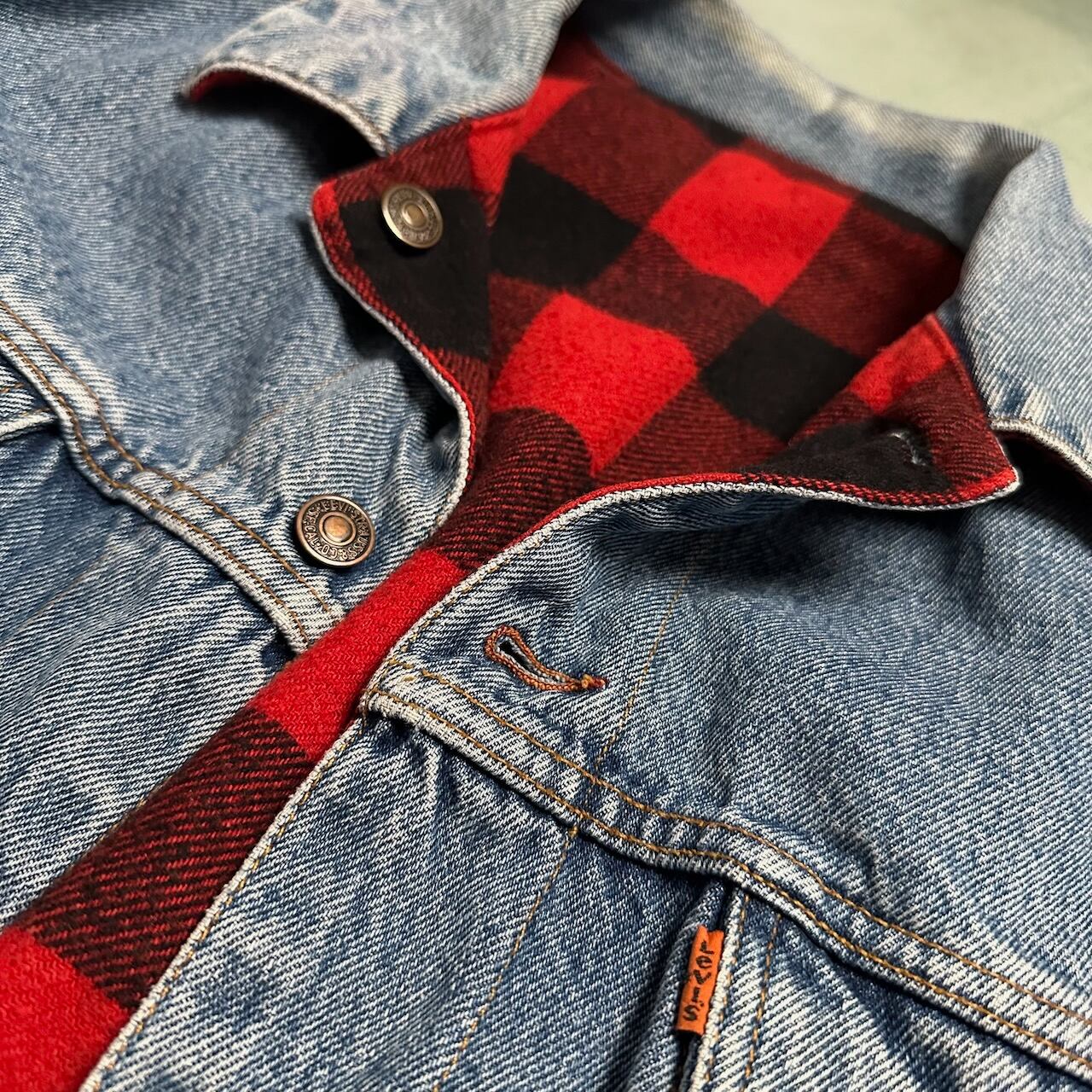 90s チュニジア製 Levi's リバーシブル リーバイス ブロック 90s チュニジア製 Levi's リバーシブル リーバイス ブロック