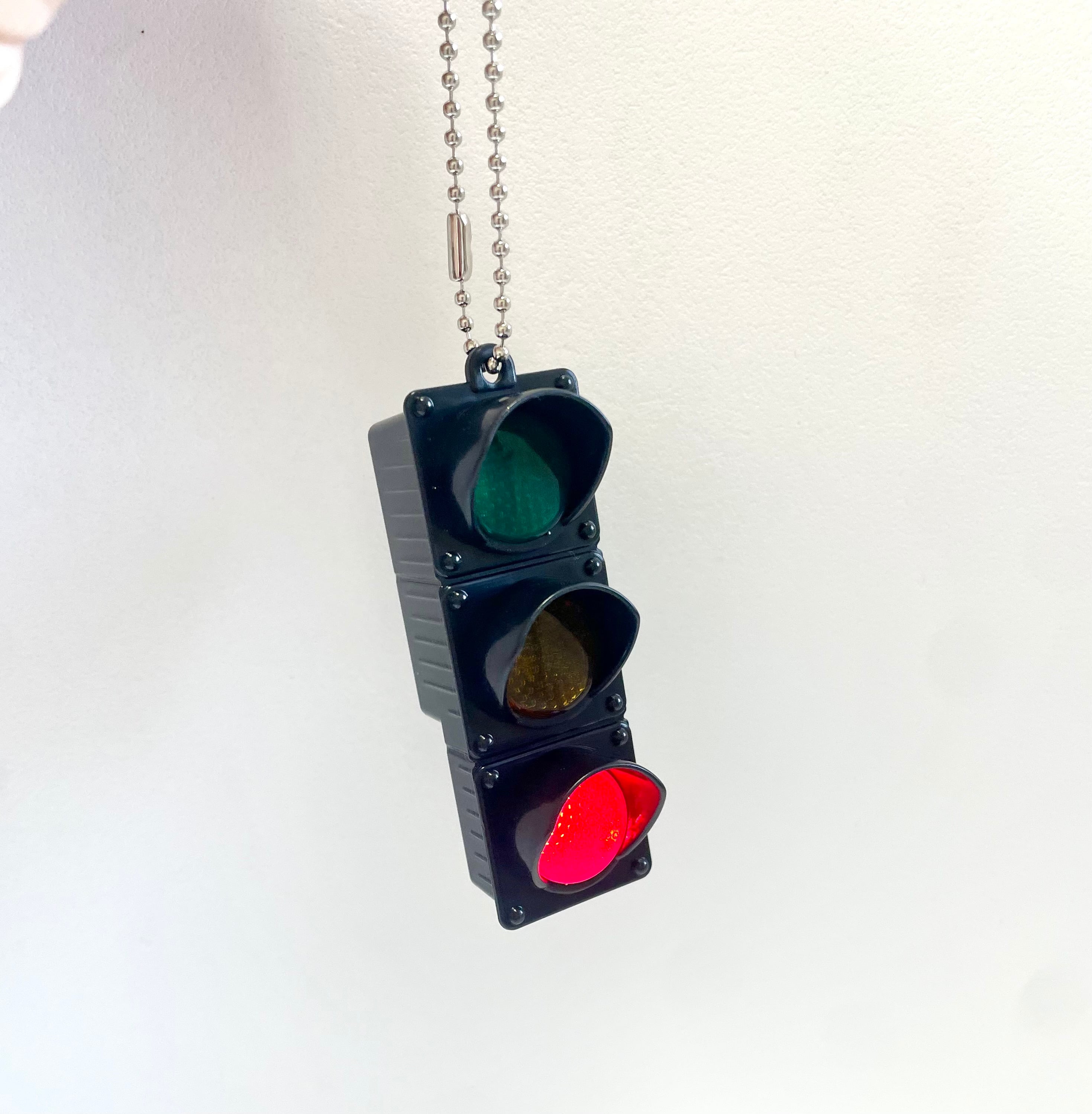 信号機 キーホルダー LED照明付き Traffic Signal アメリカン雑貨 | BF