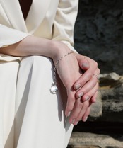 262N　マットニュアンスネックレス