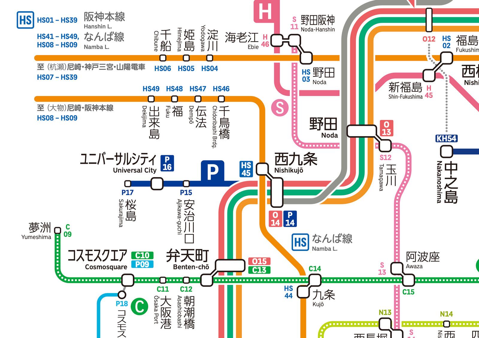 ヨンナナ路線図-27-大阪府の鉄道 (Osaka / デジタル / PRO) | 小江戸