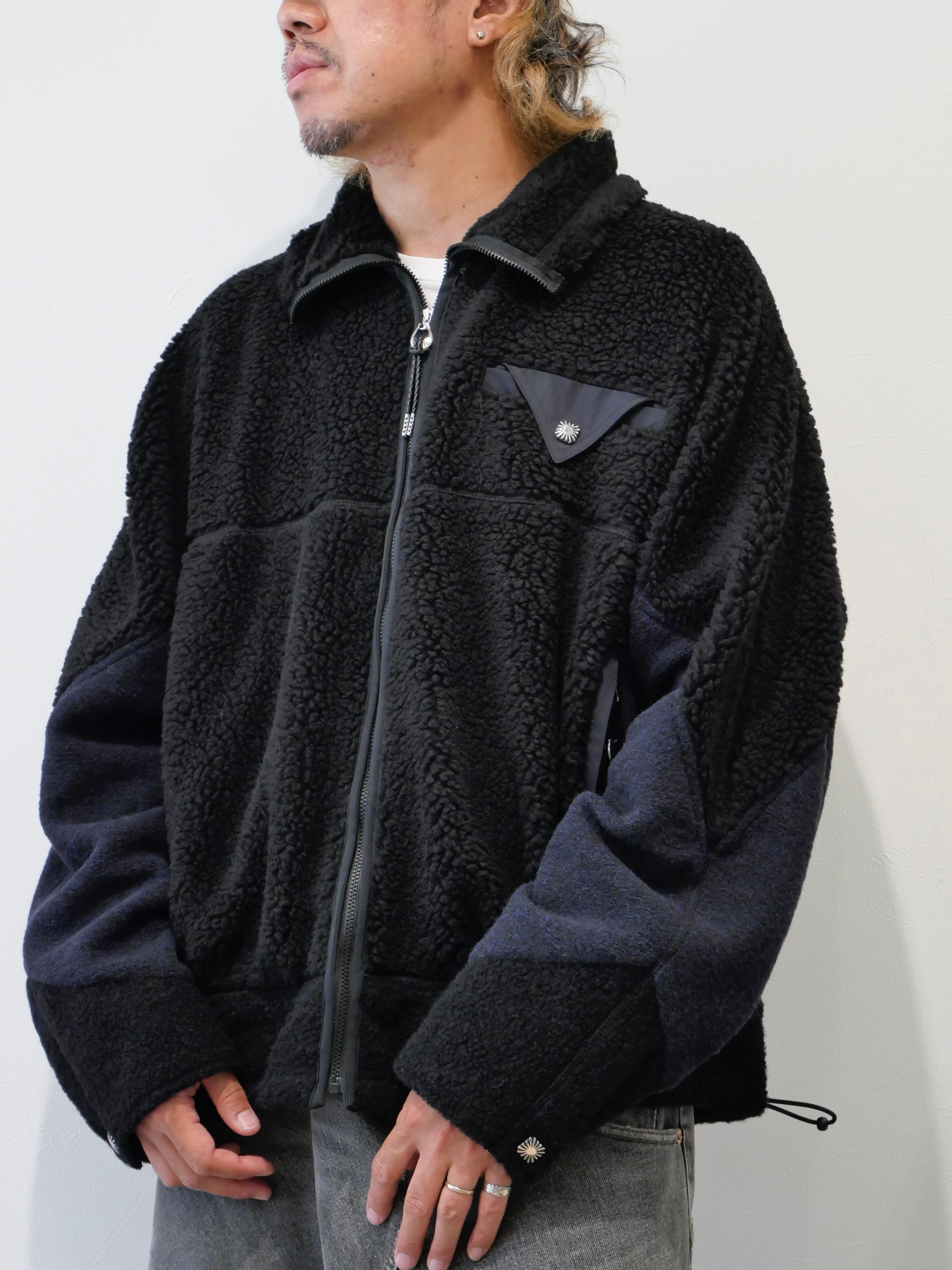 TOGA VIRILIS WOOL JERSEY BLOUSON | CONSTRUCT1