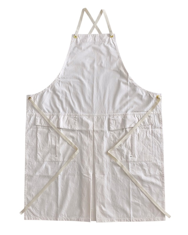 POLITE work apron 02 KI / ポライト ワークエプロン 02（キナリ）