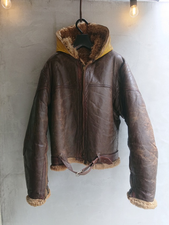 WW-Ⅱ R.A.F IRVIN JACKET HOODED size4