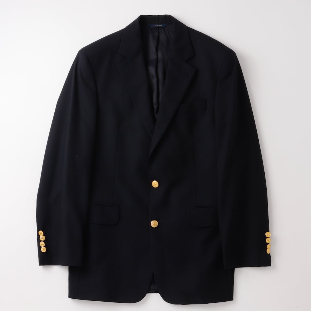 極美品】BROOKS BROTHERS Loro Piana Made in Canada wool Navy blazer