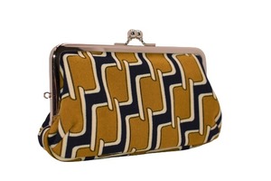 がま口 財布 角型 (クラシックイエロー) 小銭入れ レトロ 工房 手作り 日本製 エコパッケージ MX-0035-288