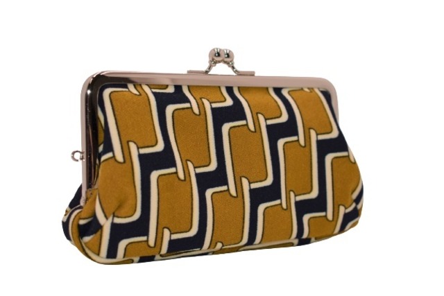 がま口 財布 角型 (クラシックイエロー) 小銭入れ レトロ 工房 手作り 日本製 エコパッケージ MX-0035-288