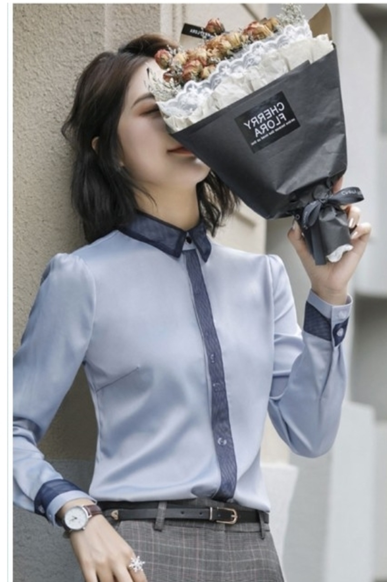 セットアップ レディース 2点 シャツ ワイドパンツ モード系 4XL セットアップ レディース ジャケット ショートパンツ ツーピース 2点セット おしゃれ ツイード ネイビー/ブラック S/M/L/XL/2XL/3XL/ 4XL | favoriteselect