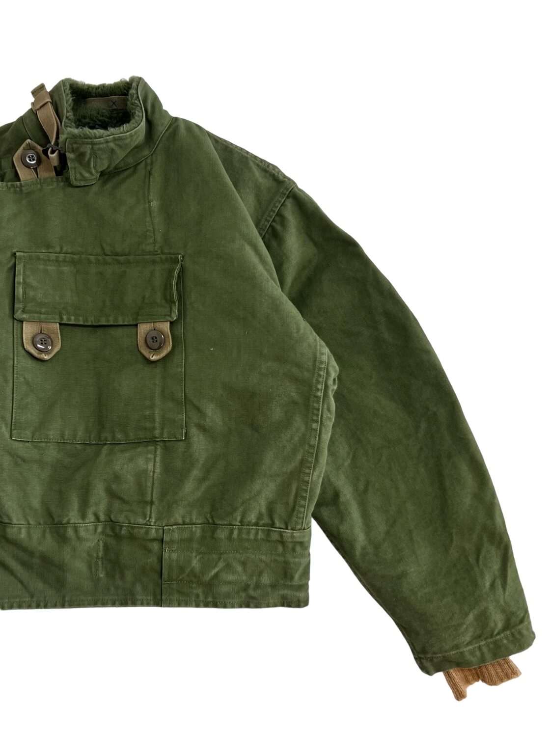 スウェーデン軍 はげしく 実物 モーターサイクルジャケット デッド C50  