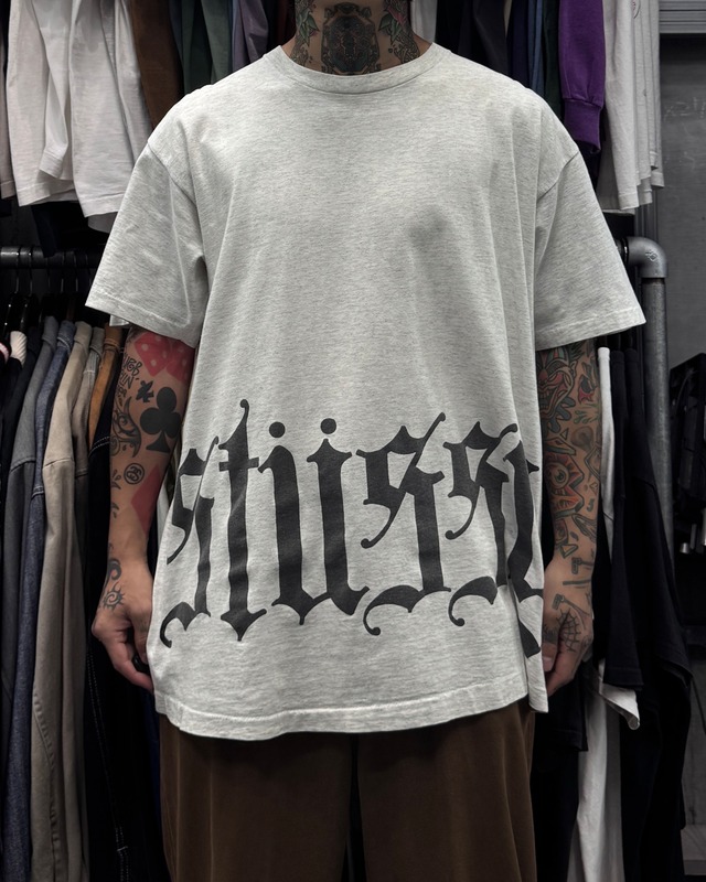【Special!!】80’s~90’s old stussy Gothic Old English Tee “黒タグ” “ゴシック” “オールドイングリッシュ”【高円寺本店】