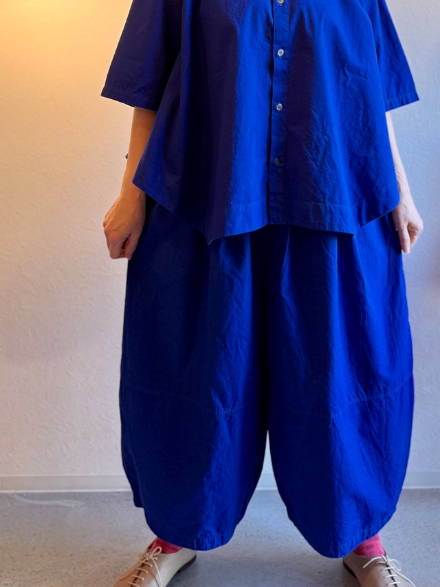 g r i n  染めブロード  バルーンパンツ