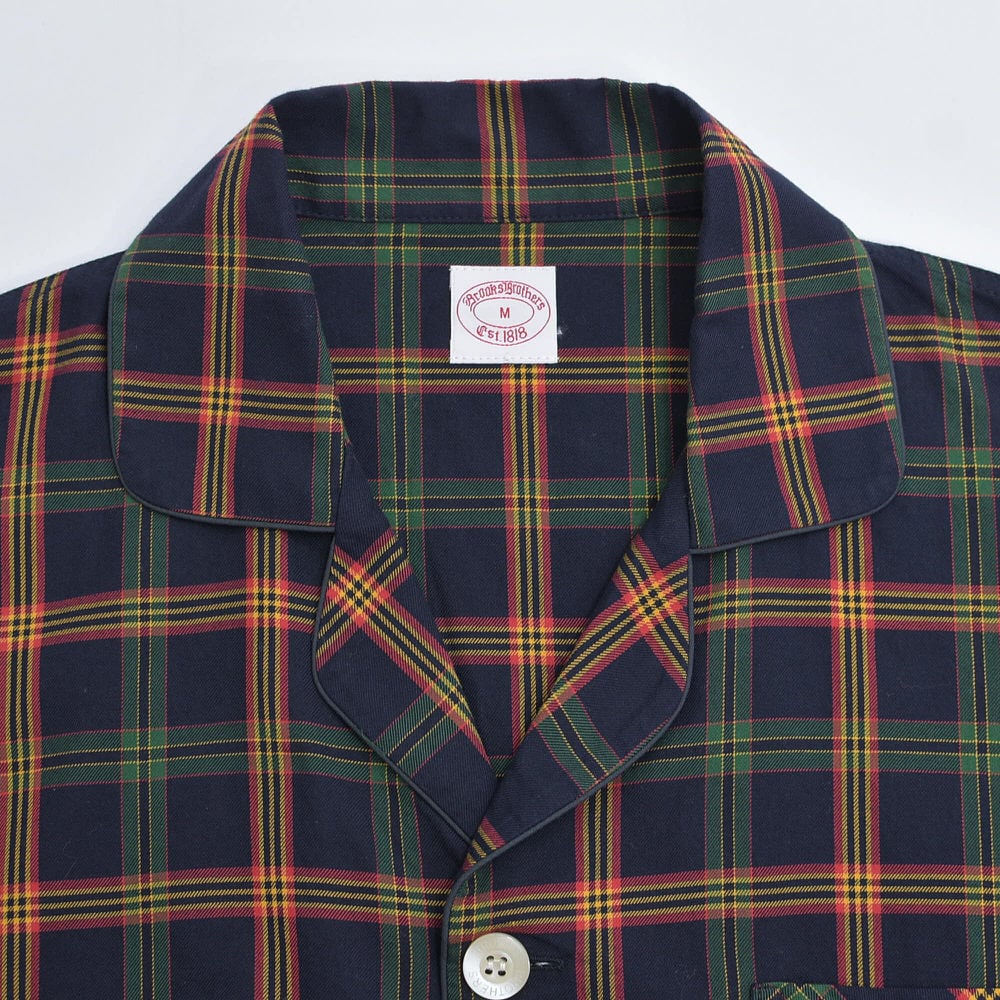 00s Brooks Brothers ブルックスブラザーズ 刺繍ロゴ タータンチェック