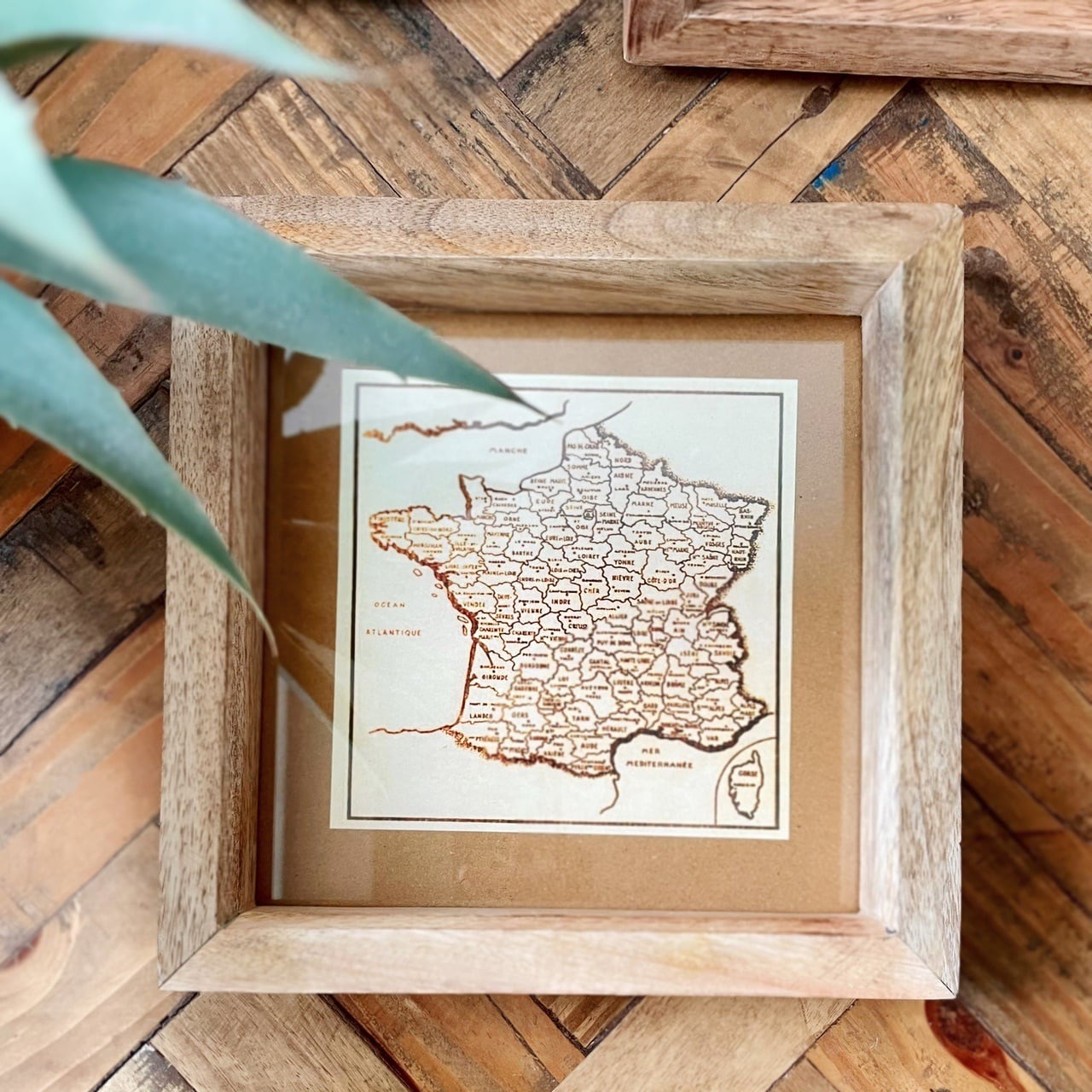 9/13 再入荷 】C'est La Vie ウッドフレーム スクエア｜フォトフレーム