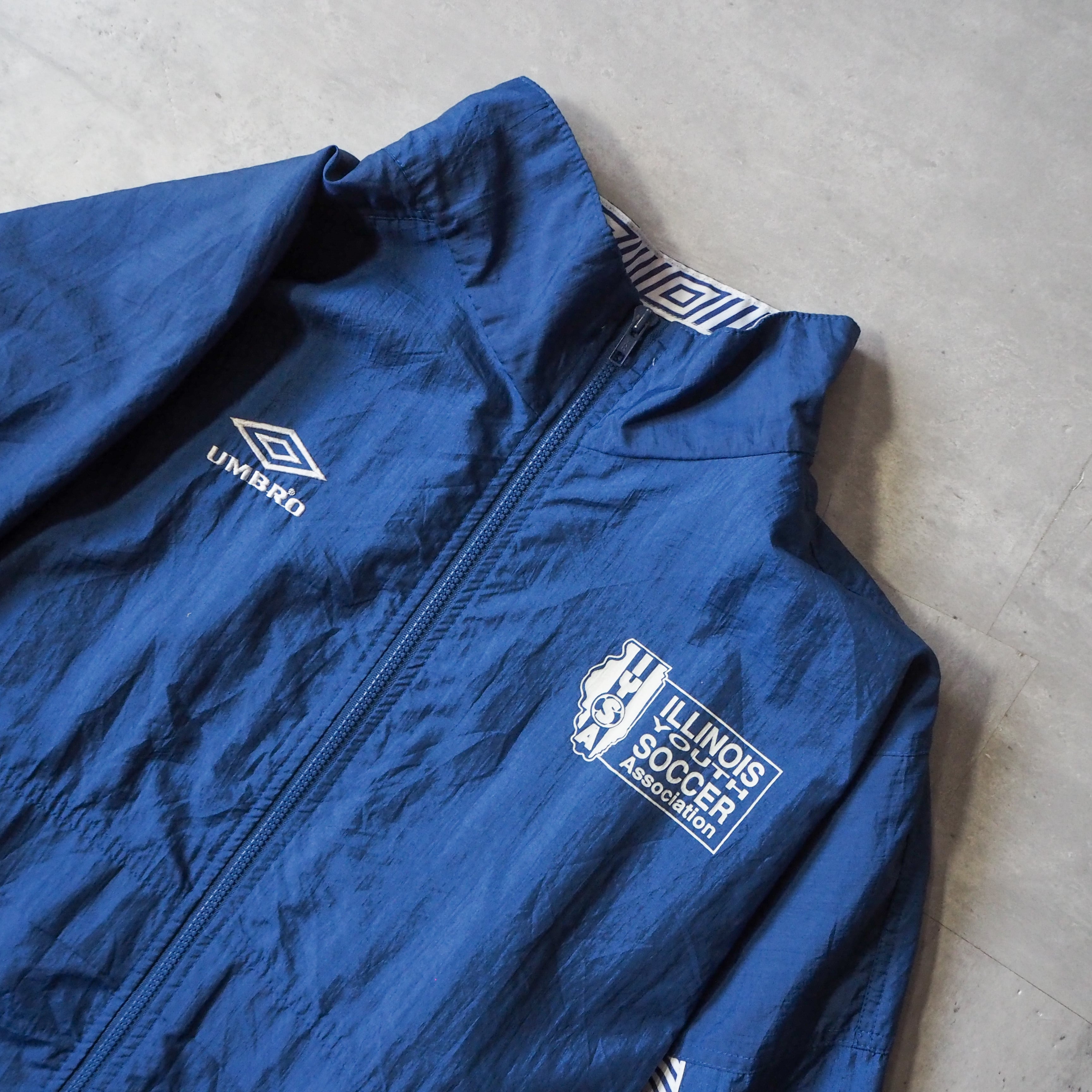 90s “UMBRO” soccer association nylon jacket made in USA アンブロ