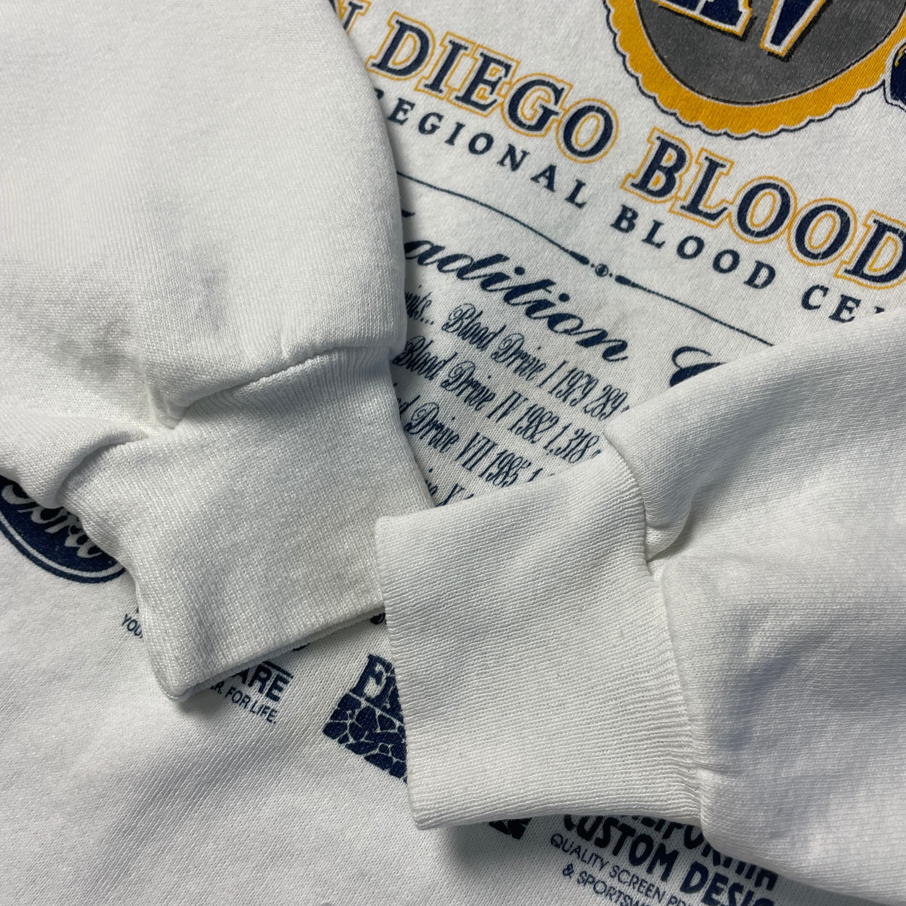 80年代 USA製 NFL サンディエゴ・チャージャーズ プリント スウェットシャツ メンズL 古着 SAN DIEGO CHARGERS