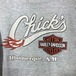 00s Harley-Davidson McDANIEL’S 半袖 シャツ T-Shirt ヴィンテージ ハーレー フェードグレー Sサイズ グレー バイカー 半袖 古着