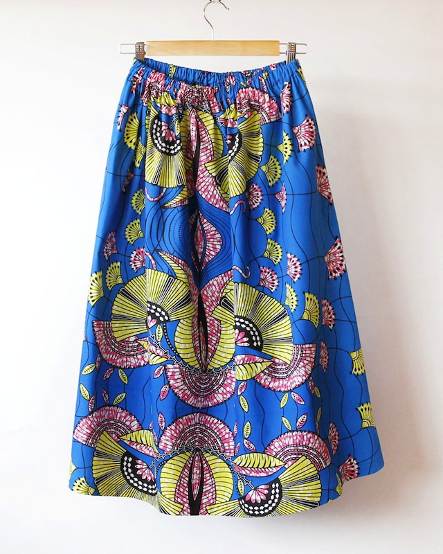 アフリカ布のロングスカート｜アフリカンプリント  ロング・マキシ