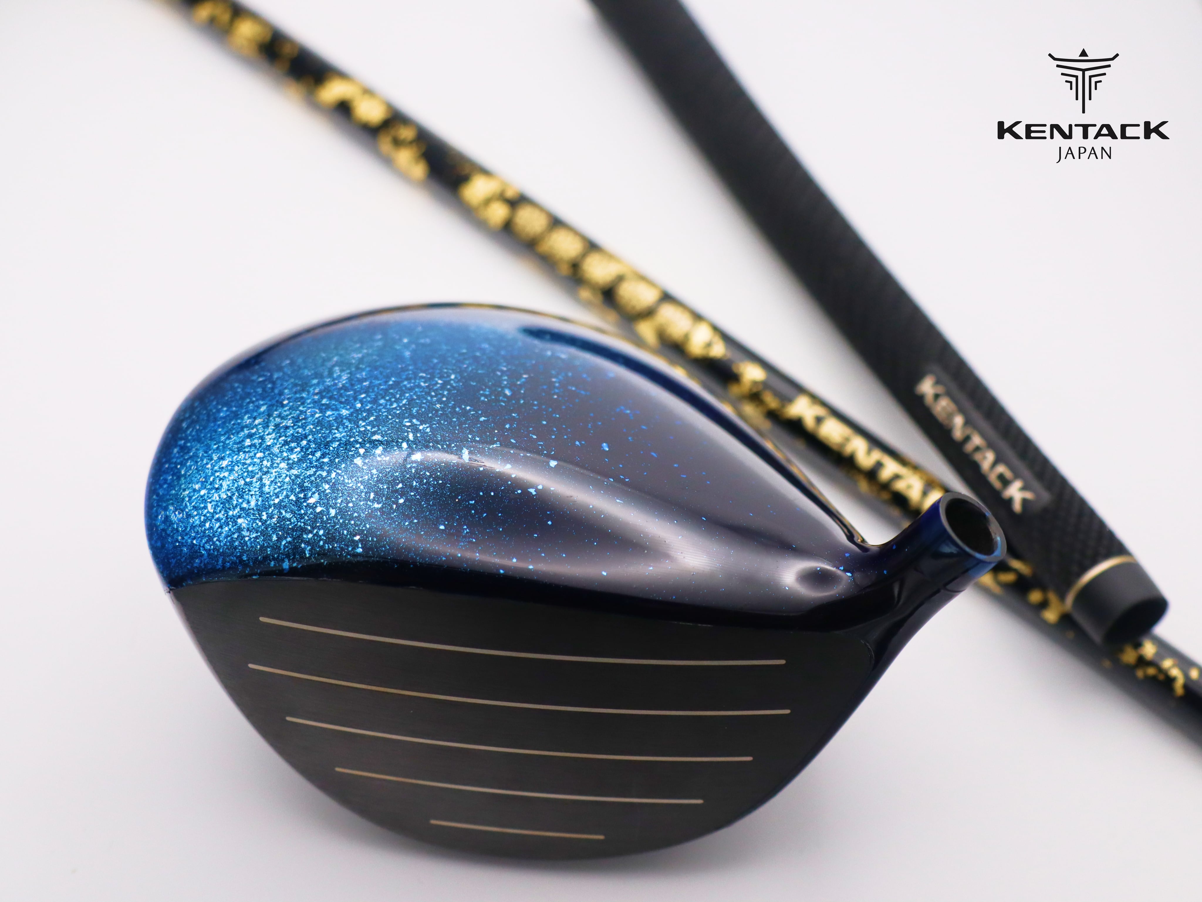 215 KH555 高反発ドライバー 蒔絵 青銀河梨地塗り 5家紋(5S)シャフト