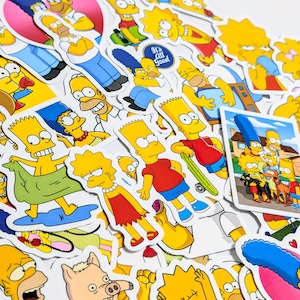 送料無料!【 The Simpsons / シンプソンズ 】【2】STICKER(ステッカー)50枚SET 〚アメリカン雑貨 アメトイ〛