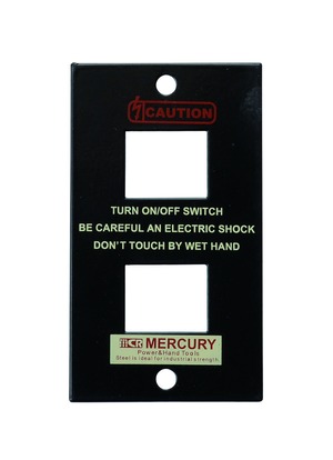 【Mercury】マーキュリー スイッチプレート《2ケ口》