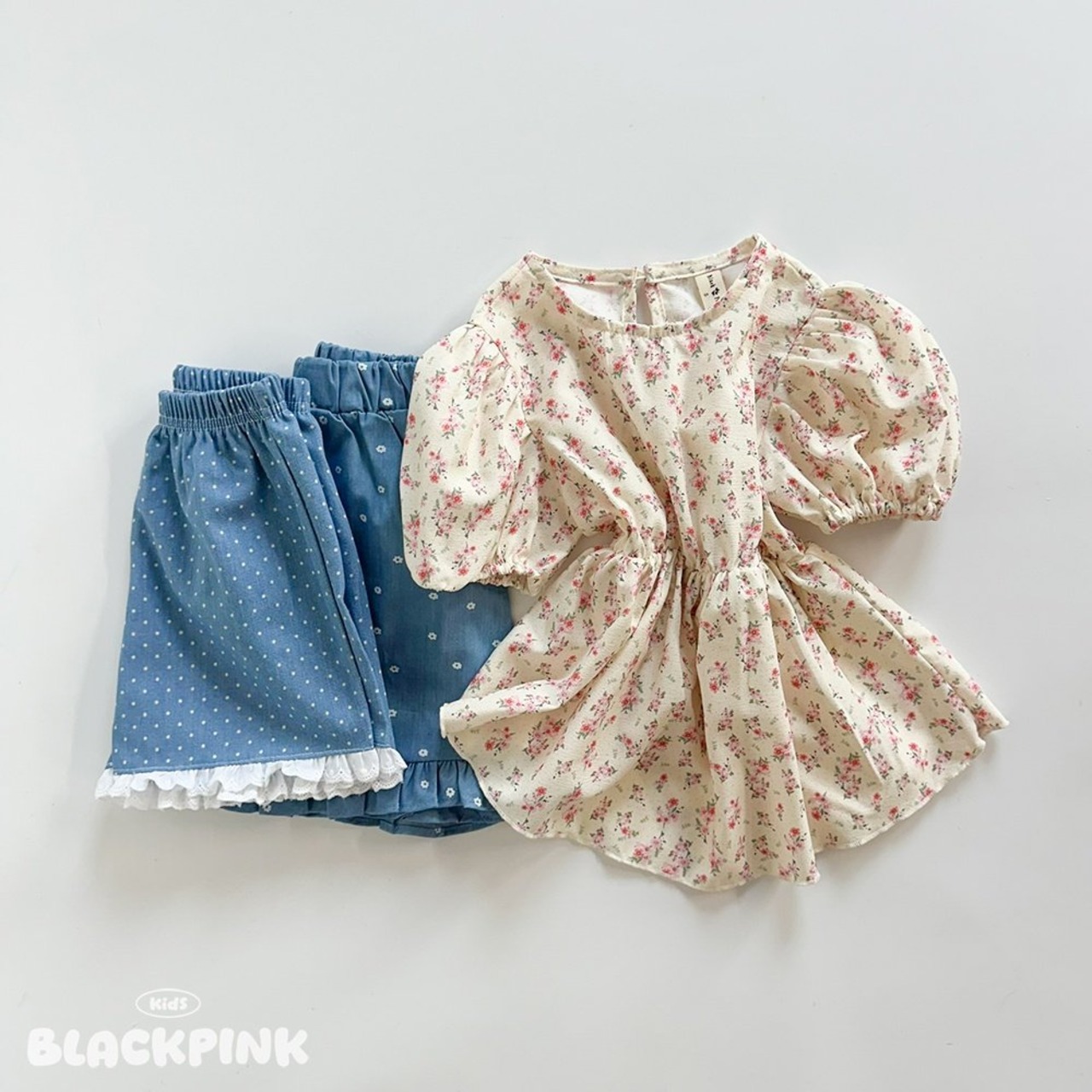 [BLACKPINK] Dot Trace Shorts (2XL) / [블랙핑크] 도트레이스반바지 (2XL)