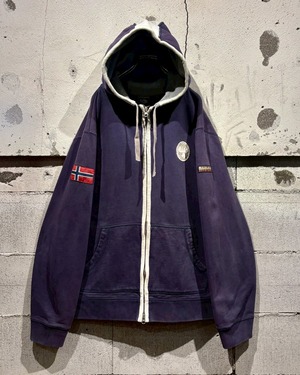 【Caka otto】“NAPAPIJRI” Good Fade Zip Up Hoodie