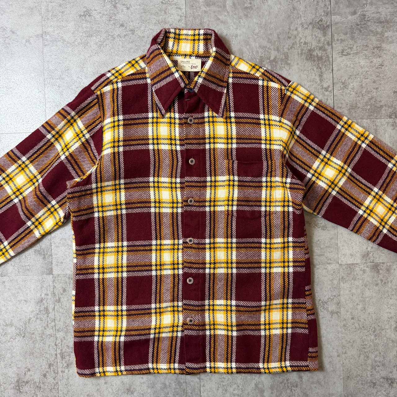 ～70's ENDURO Acrylic Flannel Shirt USA 90年代 アメリカ アクリル フランネルシャツ ヴィンテージ ビンテージ  TT2026-0054 - 3
