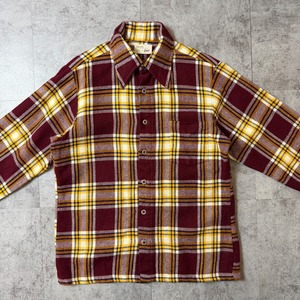 ～70's ENDURO Acrylic Flannel Shirt USA 90年代 アメリカ アクリル フランネルシャツ ヴィンテージ ビンテージ  TT2026-0054