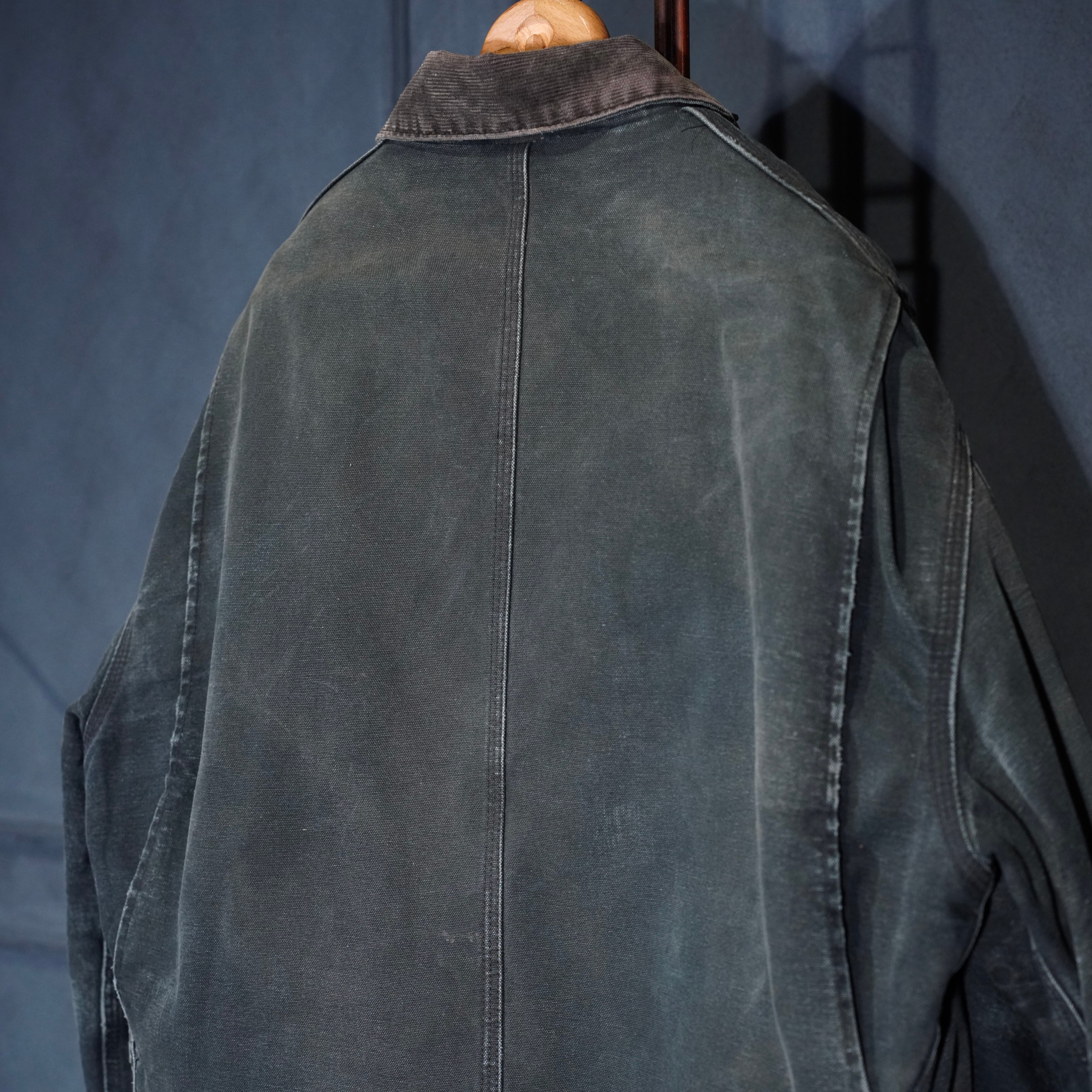 00's USA VINTAGE Carhartt FADED DESIGN DUCK ZIP UP BLOUSON/00年代