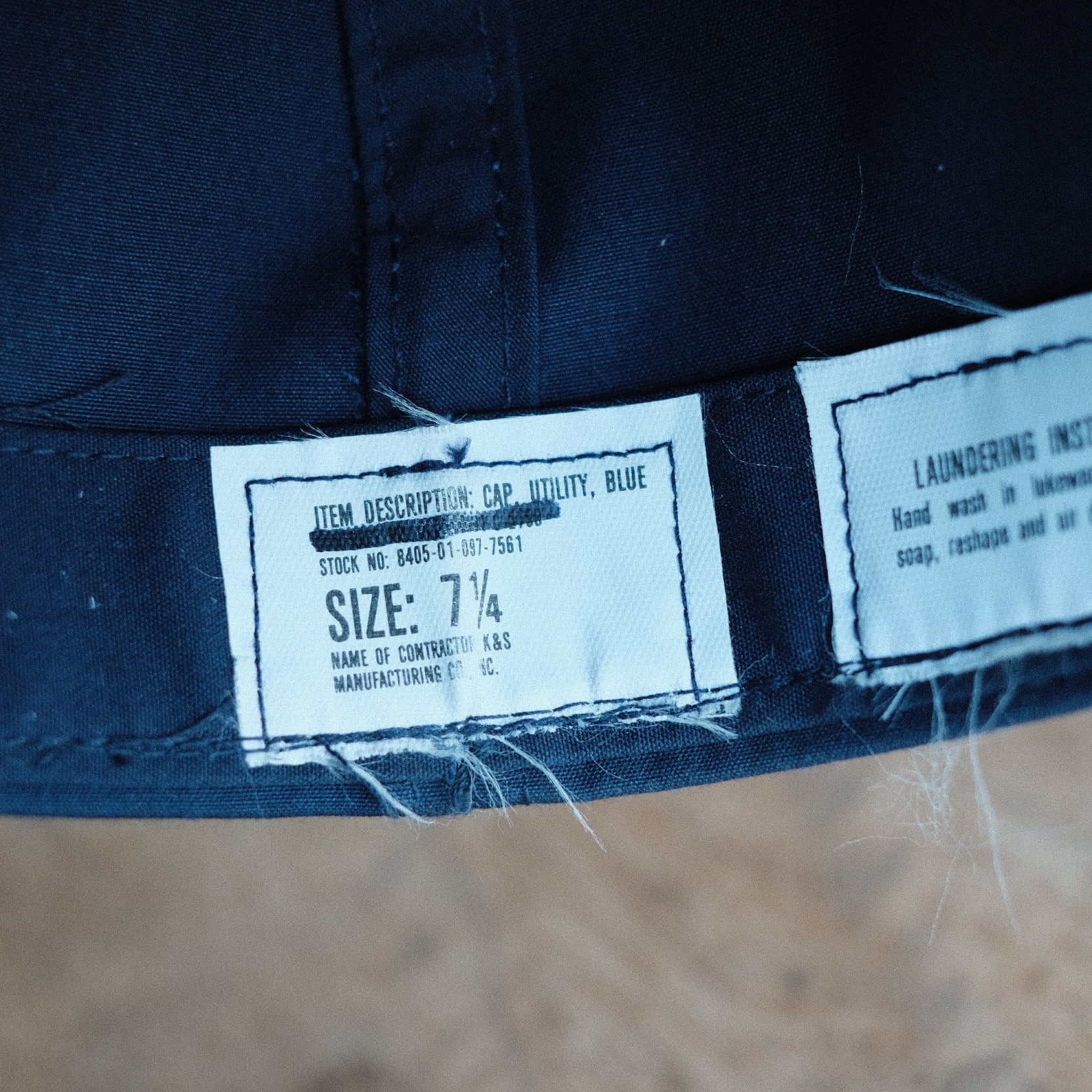U.S. NAVY UTILITY CAP(DEAD STOCK)実物 | GRIZZLY COFFEE & SUPPLY