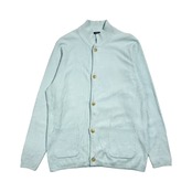 J.PRESS ジェイプレス コットン ニット カーディガン LL/ライトブルー系 レディース オンワード樫山