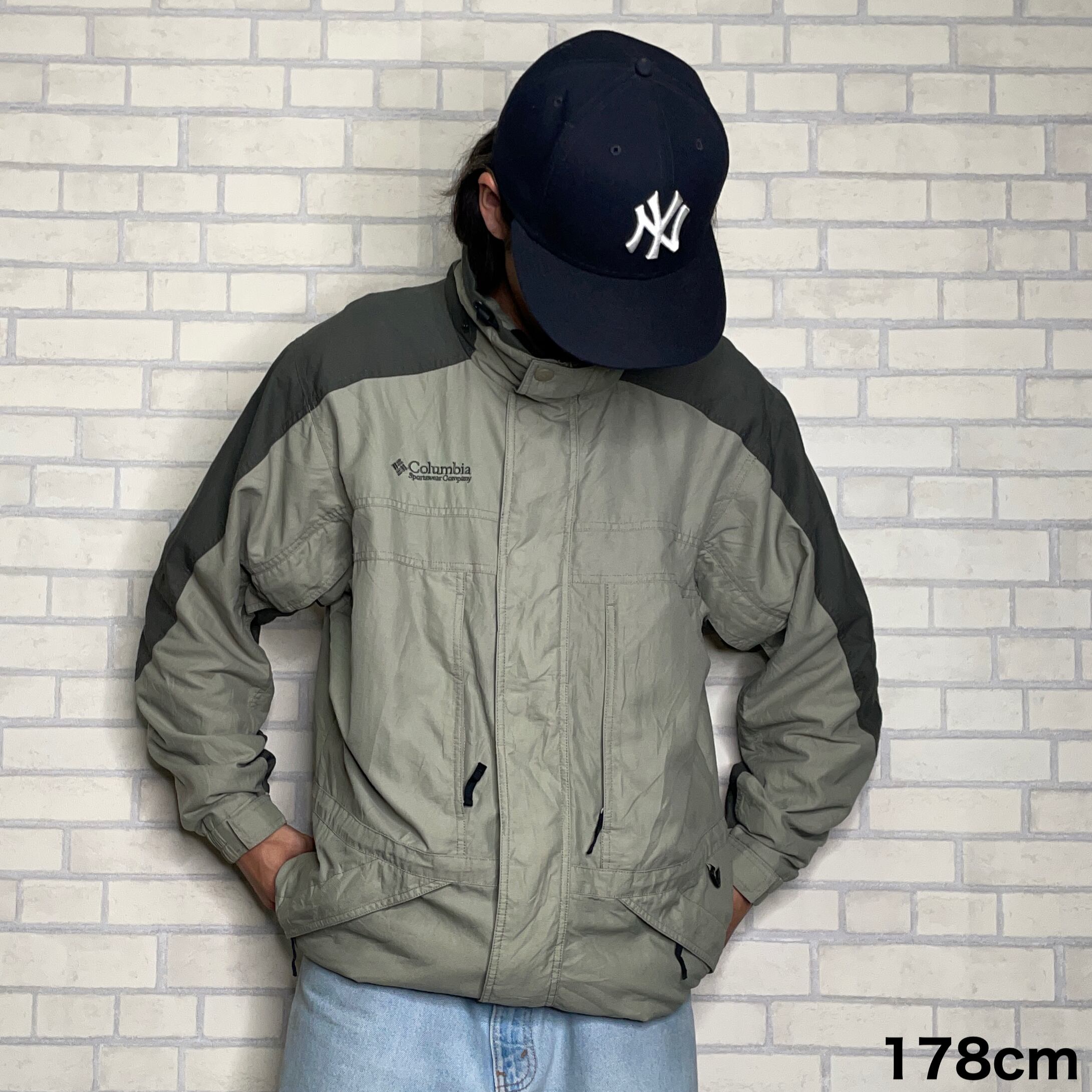 Columbia マウンテンジャケット M ピスタチオ Double whammy ジップ