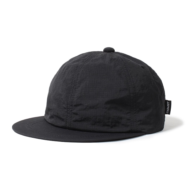 CABARET POVAL / NYLON RIPSTOP 6-PANEL - BLACK