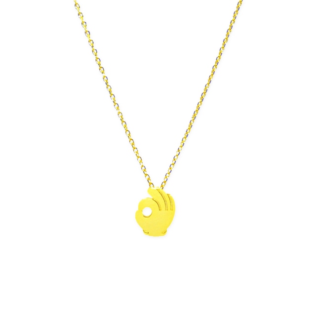 OK! Charm Necklace｜Gold