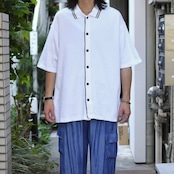 LE COLLEZIONI STRUCTURE white knitted shirt