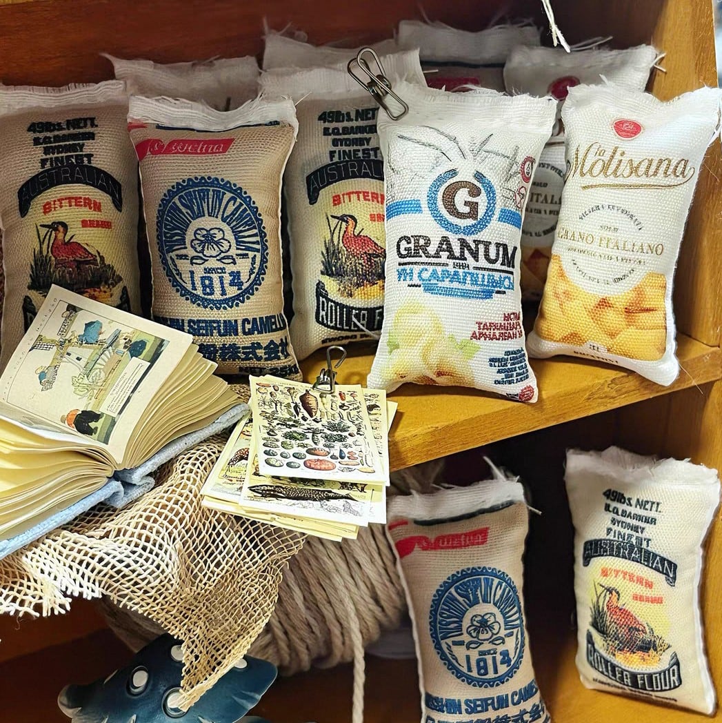 海外 ミニチュア 小麦粉袋 4種類 | kokos shop