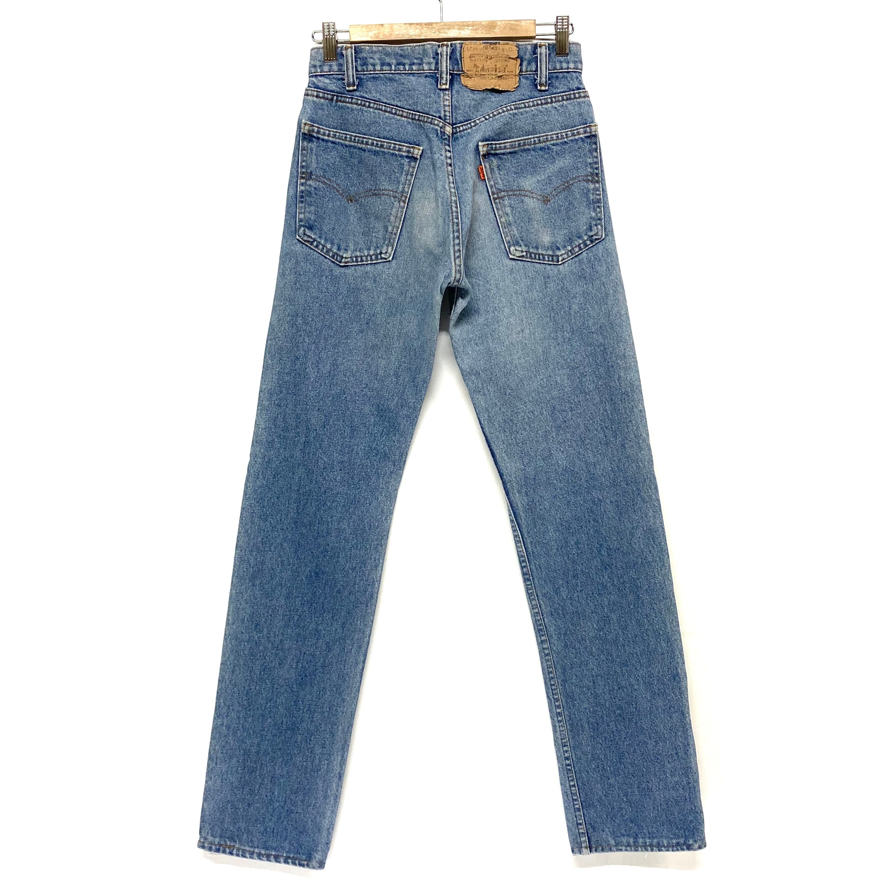 80年代 リーバイス Levi's 20505-0217 オレンジタブ テーパードジーンズ デニムパンツ USA製 メンズw35 ヴィンテージ /eaa373808