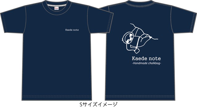 Kaede noteTシャツ「ナマケモノ」カラー:メトロブルー