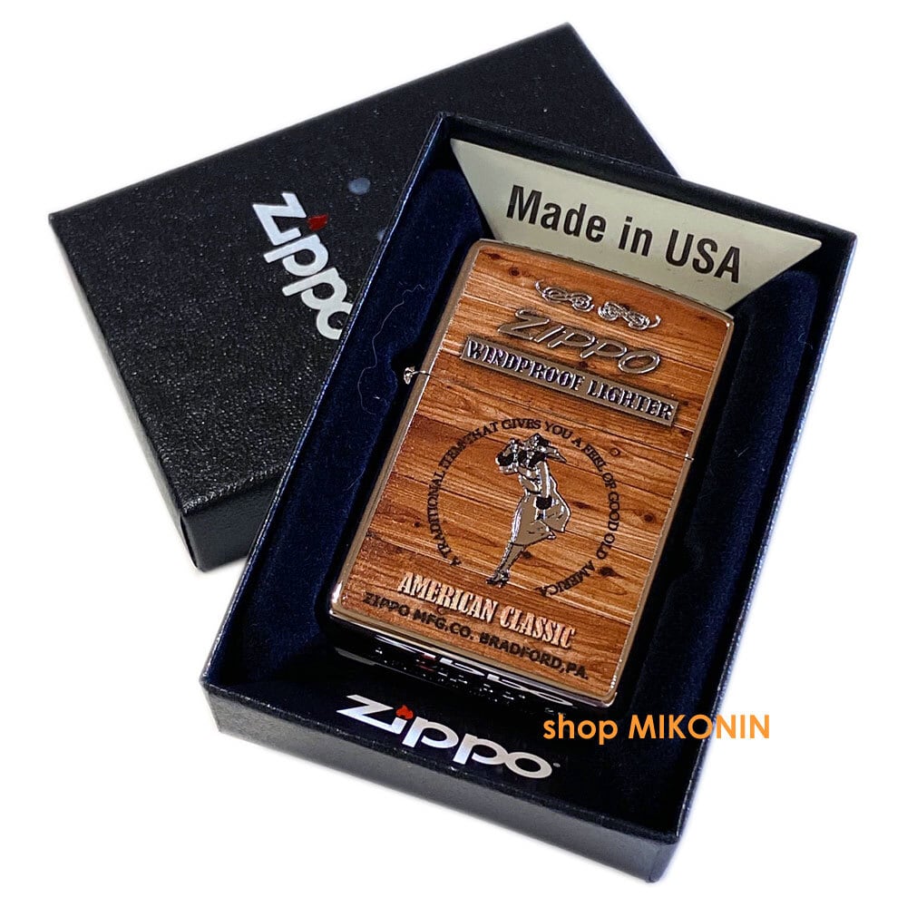 ZIPPO アメリカンクラシック Windy ウィンディ 裏面 ギャランティ柄