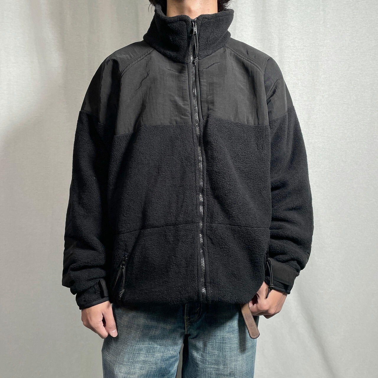 00年代 PECKHAM DSCP POLATEC U.S.ARMY ミリタリー フリースジャケット 