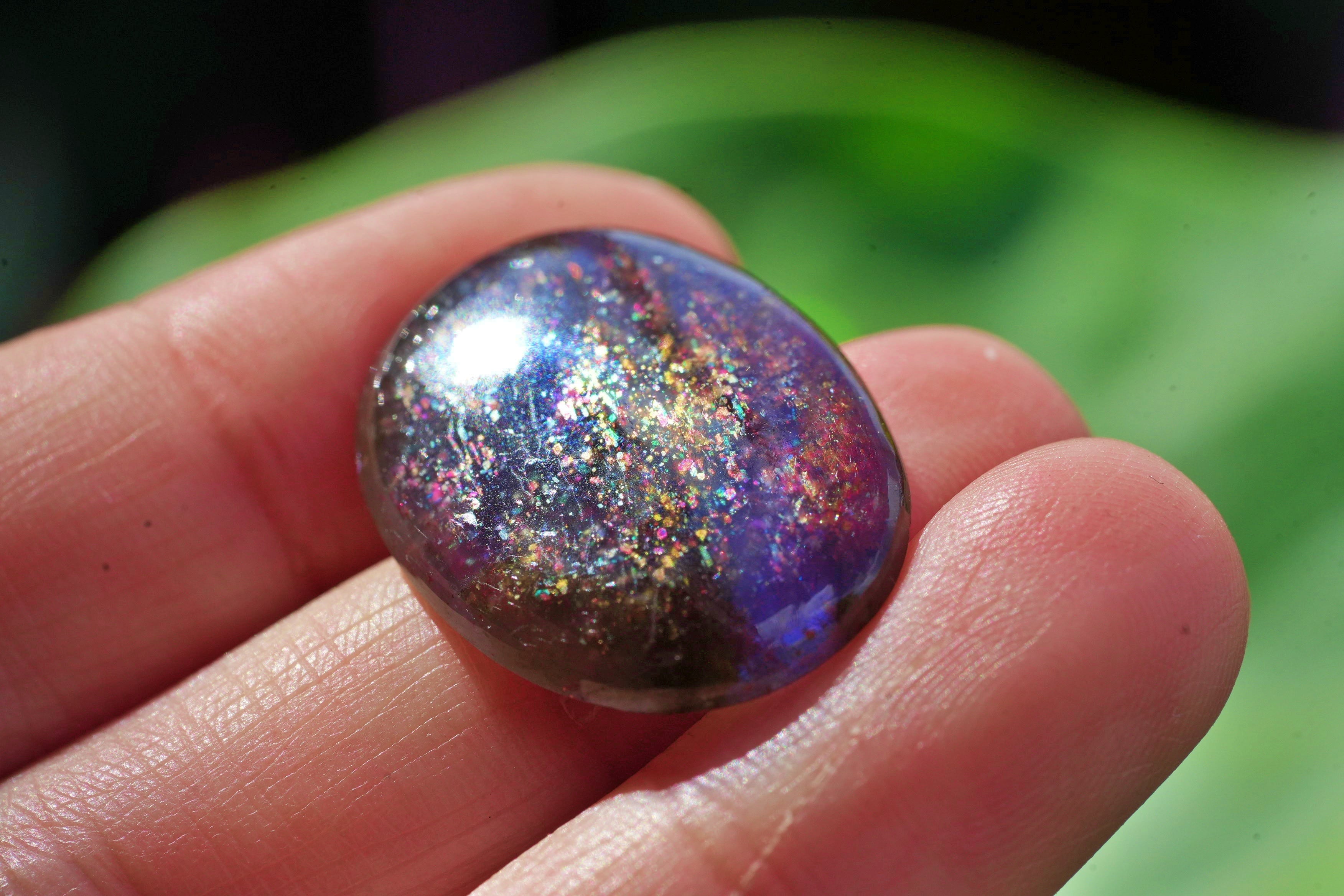 高品質 アイオライトサンストーン s1572 | Funky garuda Stone