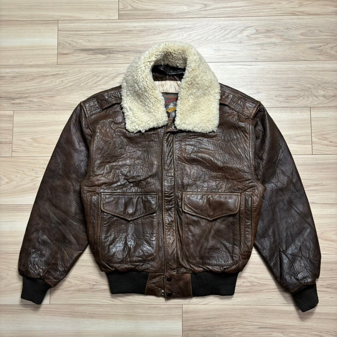 ADVENTURE BOUND リアルレザー ジャケット A-2.G-1