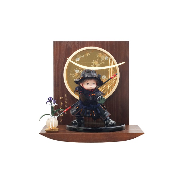 五月人形＜大将飾り＞絢爛おさな大将　政宗